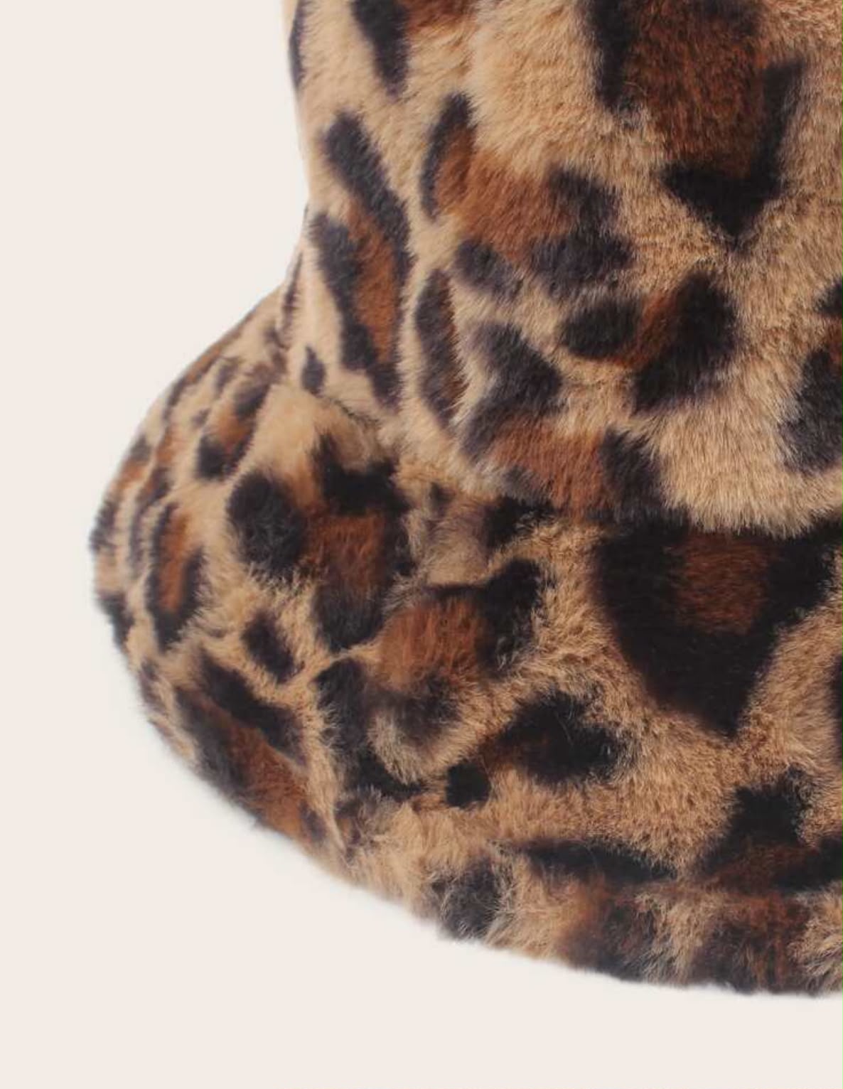 Leopard Fur Bucket Hat