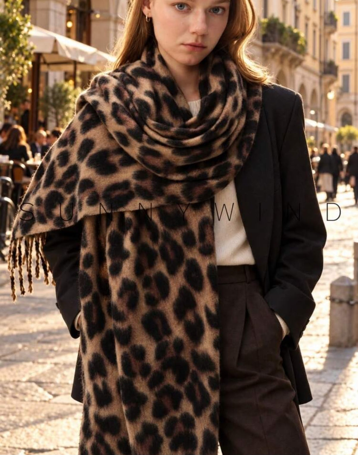 Leopard Scarf