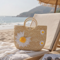 Daisies Beach Bag (Medium size)
