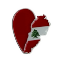 Lebanon Heart Pin