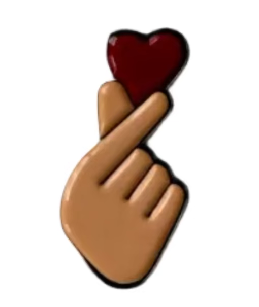 Korean Heart Pin