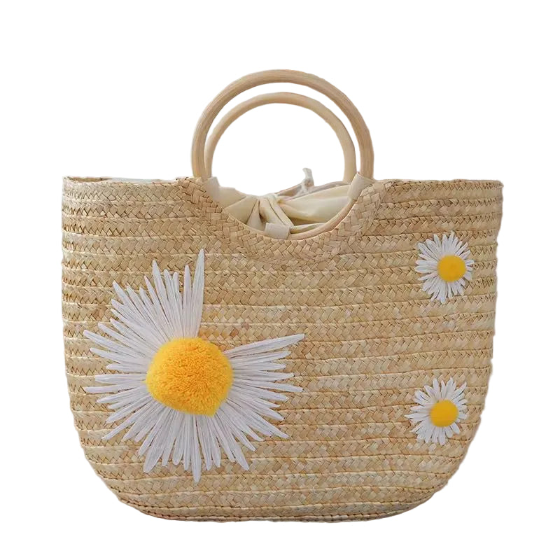 Daisies Beach Bag (Medium size)