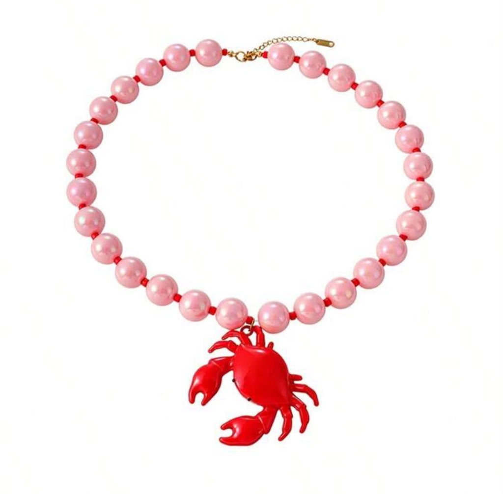 Coastal Crab Statement Necklace