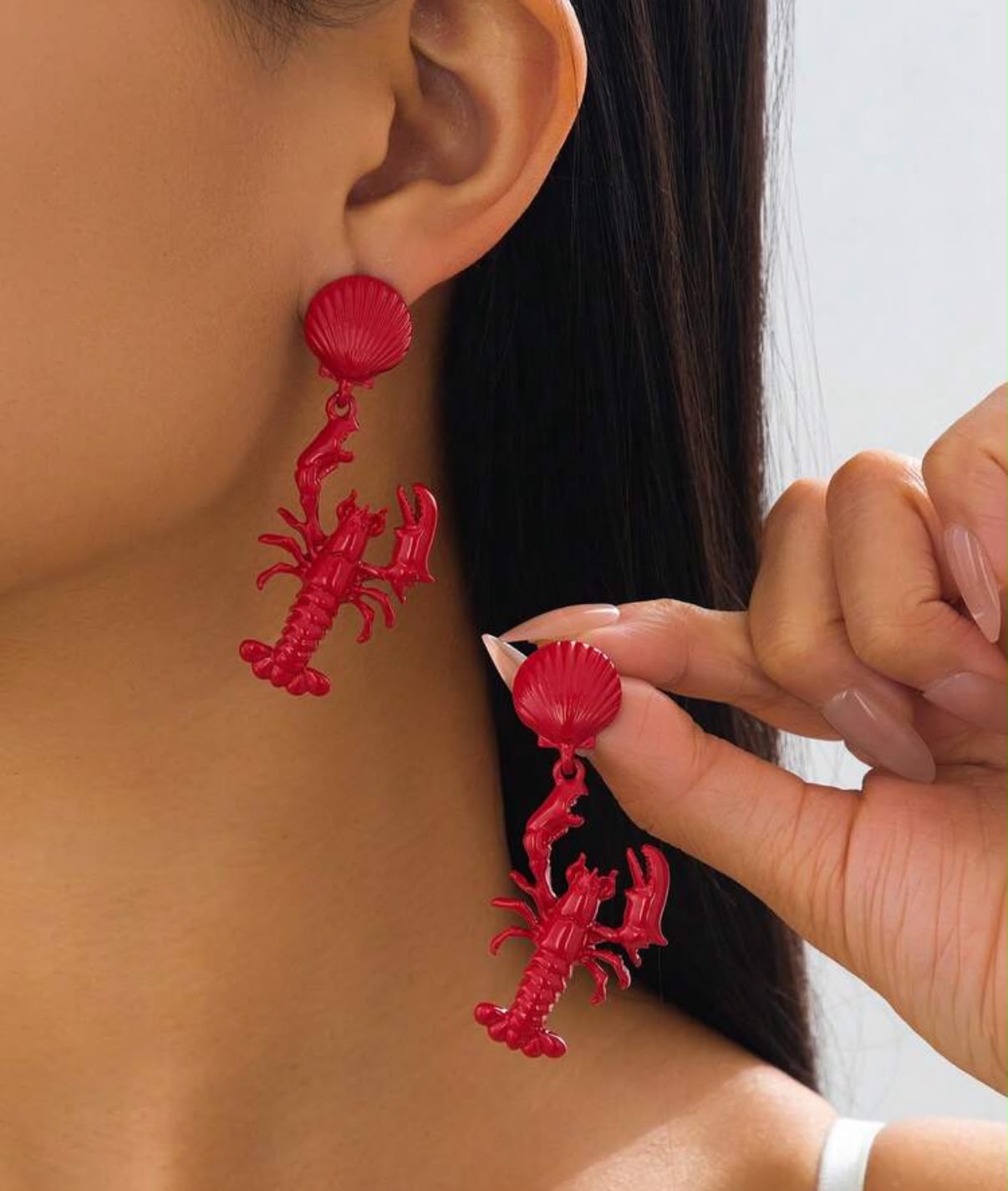 Seaside Lobster Statement Earrings