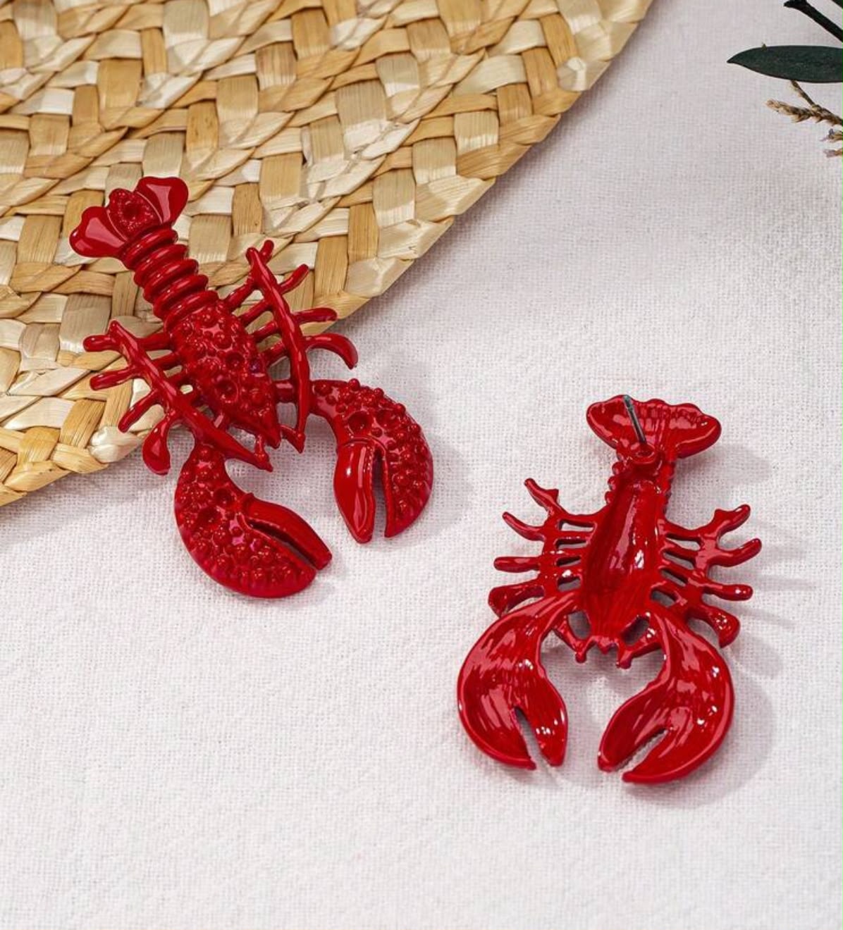 Seaside Lobster Statement Earrings