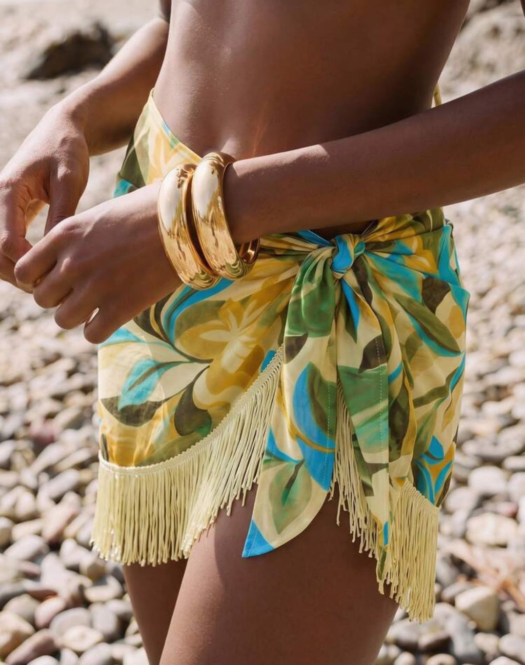 Tropicana Fringe Sarong
