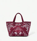 Burgundy Bandana Purse