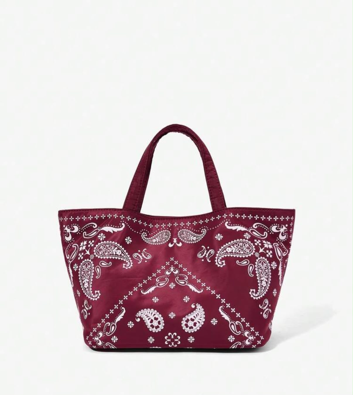 Burgundy Bandana Purse