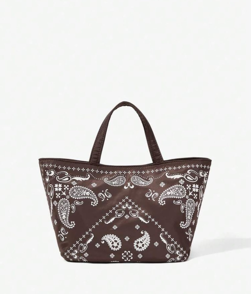 Brown Bandana Purse