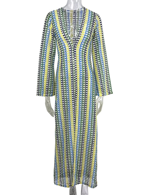 Beach Cover Up Blue